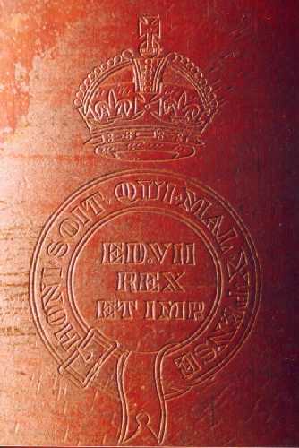 King Edward VII Cypher