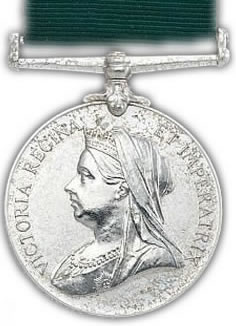 Colonial Auxiliary Force Long Service Medal, Queen Victoria I, 1899 - 1901