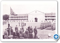 Presentation of the Queen's Banner in 1971 at Victoria Barracks, Sydney